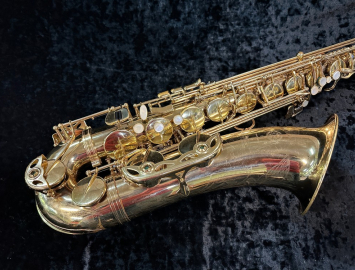 Photo Selmer Paris Super Action 80 SII Tenor Sax in Gold Lacquer, Serial #425256 - Fresh Overhaul!